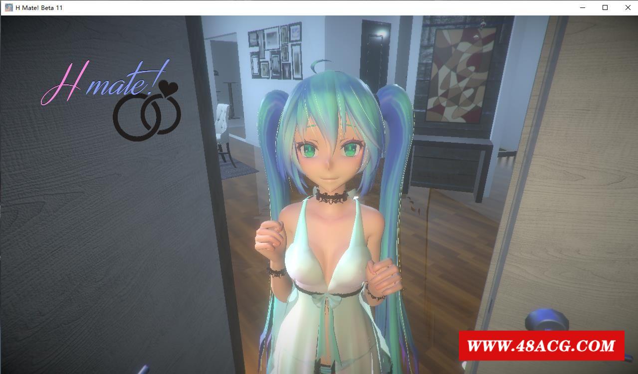 【3D互动/全动态】初音 新妻伴侣miku H mate V11更新[圣诞节特别版]【4.3G】-游戏广场