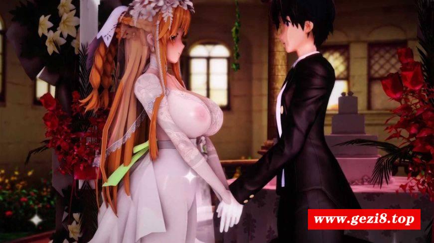 【MMD/Lanzfh/纯啪】刀剑神域：NTR~亚丝娜x直叶婚礼偷情 无水印版【1.06g/1080p/百度】[1687post]-游戏广场